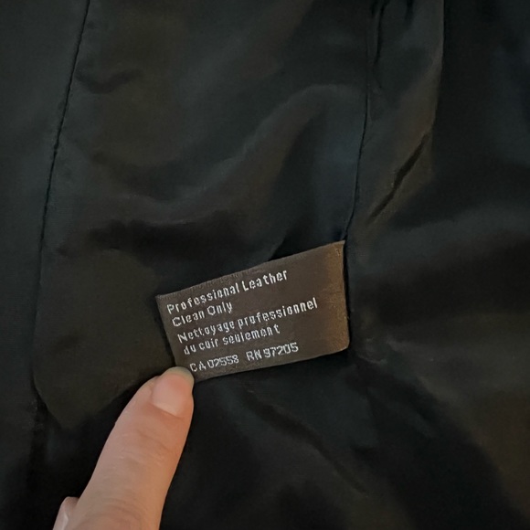 Daniel Genuine Leather Jacket in black - Picture 12 of 14